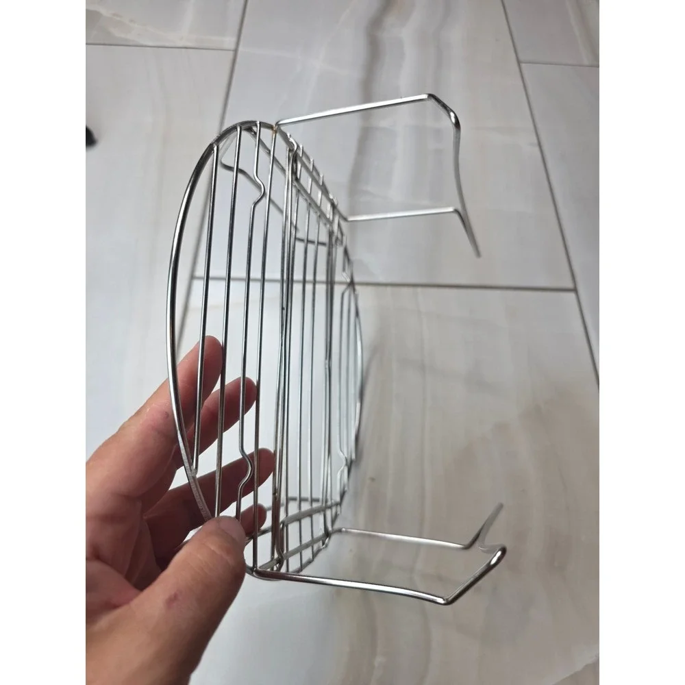 Ninja Stainless Steel Wire Steaming Rack Collapsible Handles 8 Inch F2